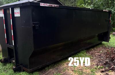 25 yard roll-off dumpster