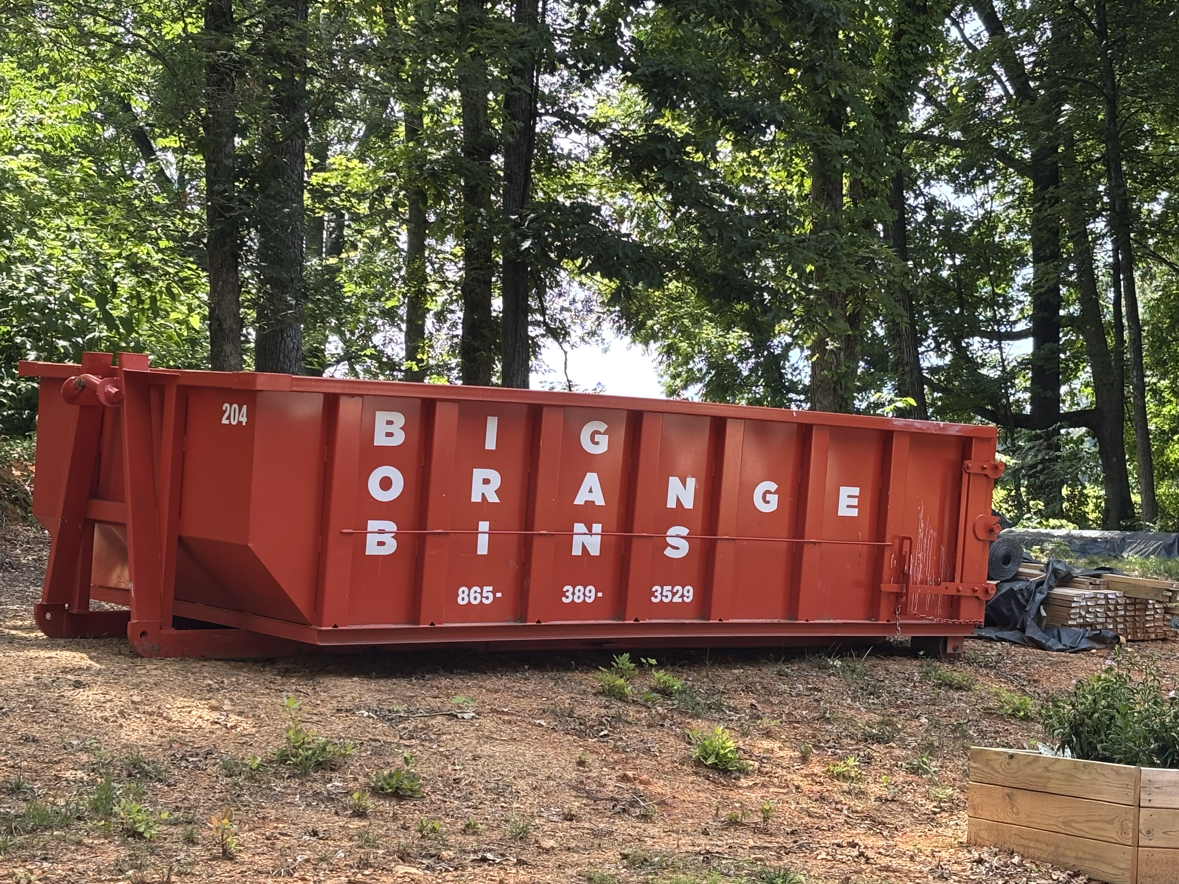 20-yard roll-off dumpster rental in Knoxville TN