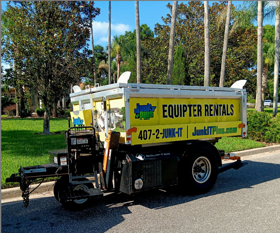 Junk It Plus Equipter dumpster rental serving Florida