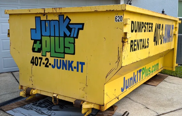 16-yard roll-off dumpster rental for renovations in Central Florida