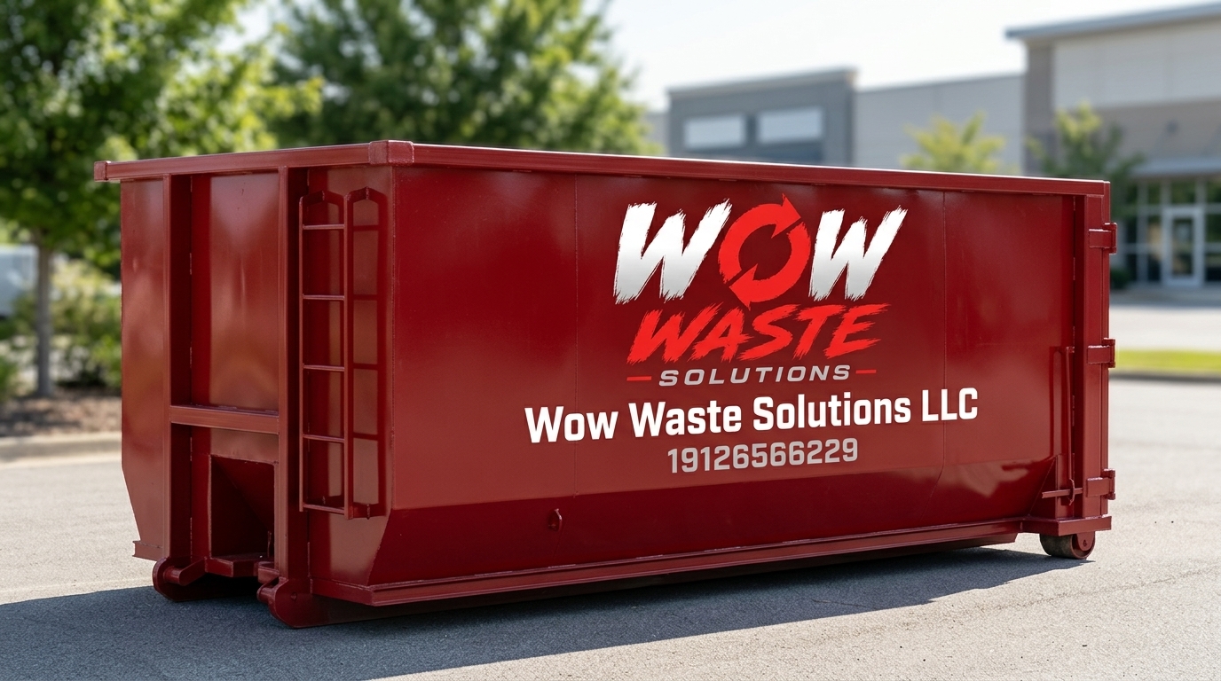 Dumpster rental job site