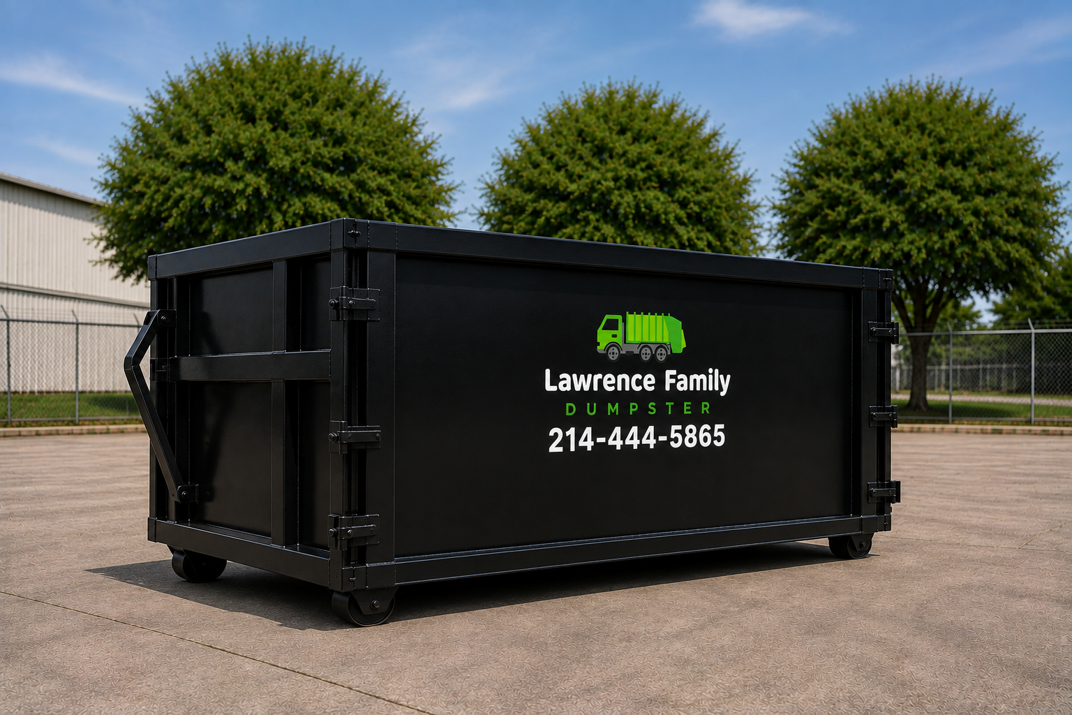 Lawrence Family Dumpster