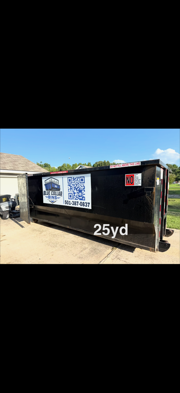 25 yard roll-off dumpster