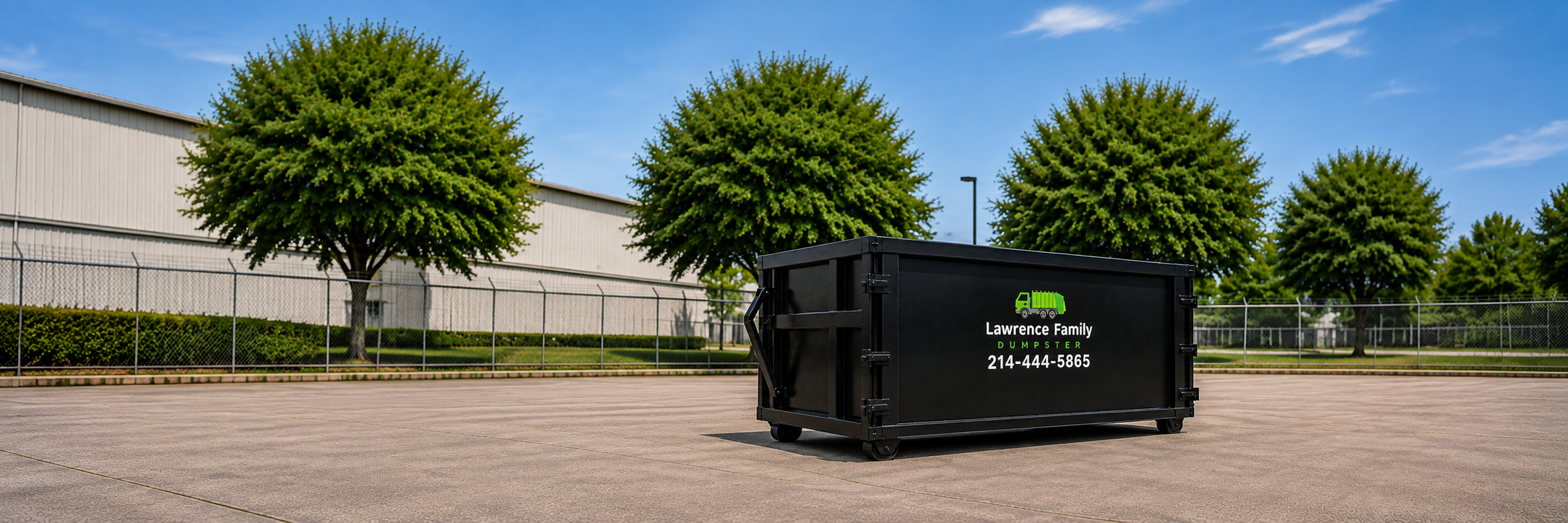 Lawrence Family Dumpster roll-off rental Forney TX