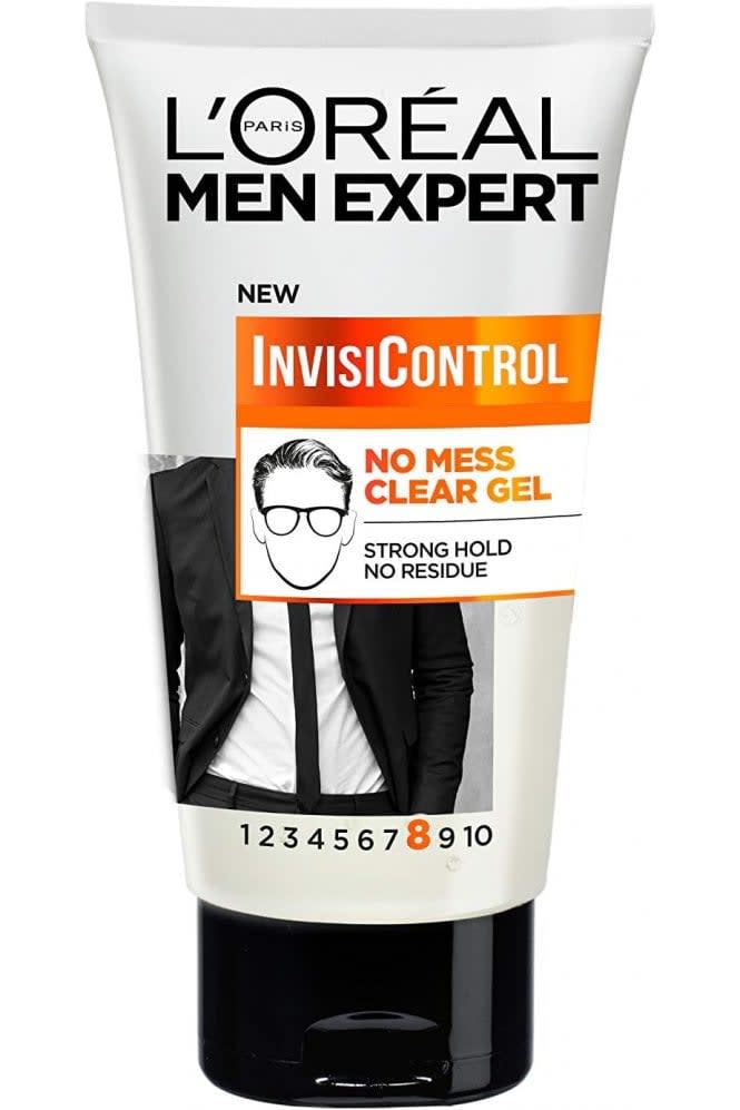 LOREAL MEN EXPERT HAIR GEL INVISICONTROL NO MESS STRONG 150 ML
