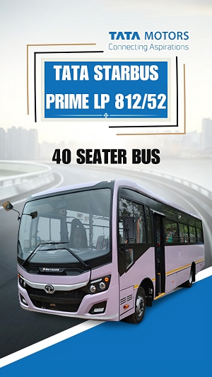 New Tata Starbus Prime LP 812 : 40 Seater Bus