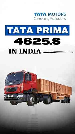 Tata Prima 4625.S Tractor Trailer - Price, Mileage & Details