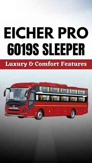 Discover Excellence in Intercity Travel: Eicher Pro 6019S 13.5m Bus