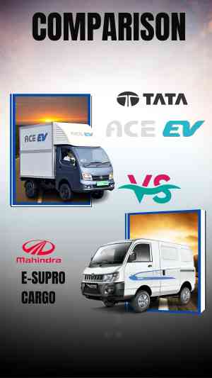 Comparison of Tata Ace EV vs Mahindra E-Supro Cargo Electric