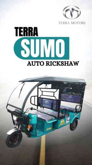 Terra Sumo E Rickshaw 3 Wheeler Auto Price, Specs, Mileage