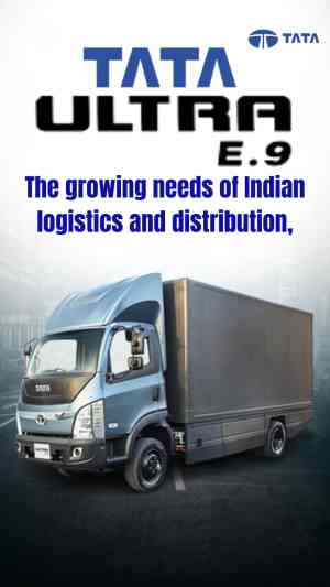 Tata Ultra E.9 Electric Truck - The Future of Logistics