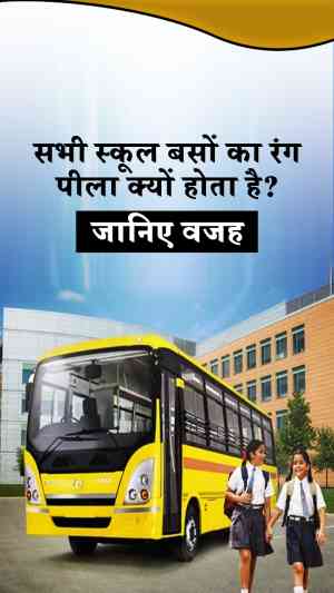 सभी स्कूल बसों का रंग पीला क्यों होता है? जानिए वजह 