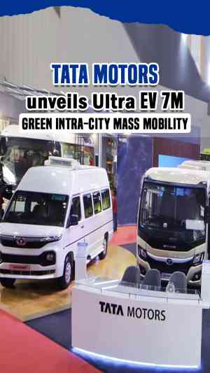 Tata Motors Unveils Ultra EV 7M at Prawaas 4.0 - Smart Sustainable Mobility Solutions