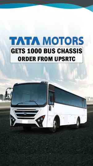 Tata Motors Gets 1000 Bus Chassis Order from UPSRTC