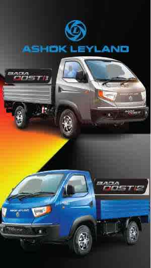 Ashok Leyland Bada Dost launches i1 and i2 variants