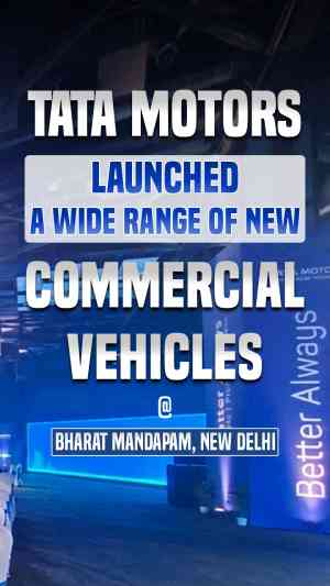 Tata Motors Launches New Commercial Vehicles at Bharat Mandapam, New Delhi