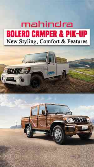 Mahindra Refreshes Bolero Camper & Pik-Up with New Comfort and Styling