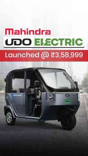Mahindra UDO Electric Auto Launched at ₹3.58 Lakh 