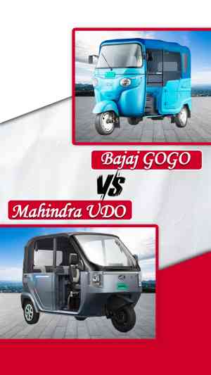 Mahindra UDO vs Bajaj GoGo Passenger Electric 3-Wheeler
