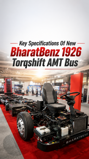 BharatBenz 1926 Torqshift AMT Bus Specifications