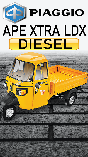 Piaggio Ape Xtra LDX Cargo 3 Wheeler Mileage ka Raja