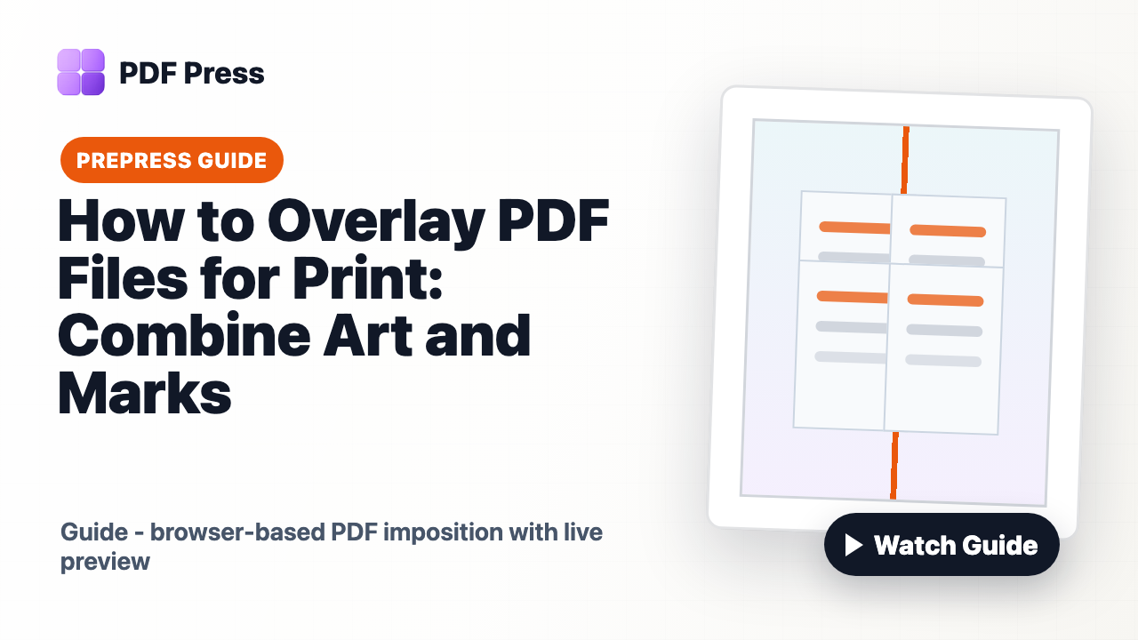 How to Overlay PDF Files for Print: Combine Art and Marks | PDF Press Blog