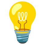 Illustration of a light bulb