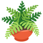 Illustration of a plant in a pot