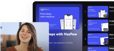 Heyflow screenshot - tutorials