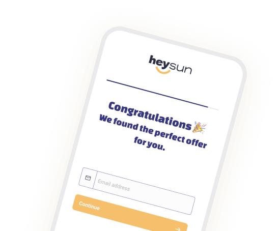 Heyflow mobile screenshot - perfect offer