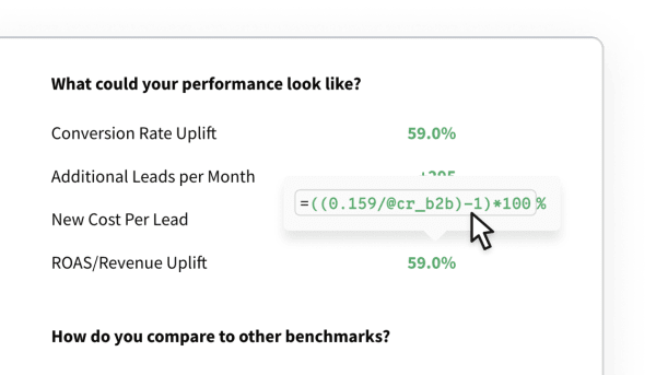 Heyflow screenshot - calculations