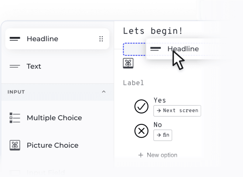 Screenshot of a flow showing text editing settings