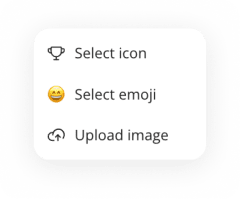 Select icon, image, or emoji