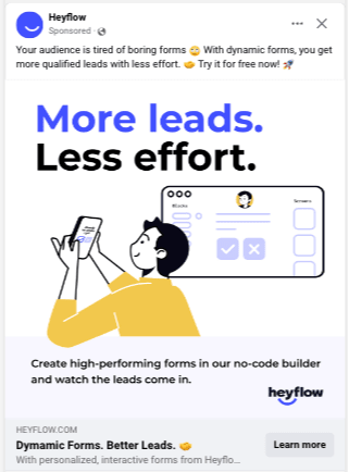 A Meta ad by Heyflow