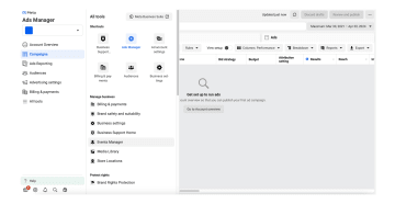 Screenshot from Meta Ads Manager
