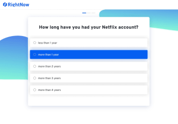 A screenshot of a flow by RightNow