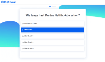 Ein Screenshot eines Flows von RightNow