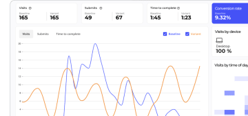 Heyflow screenshot - A/B testing