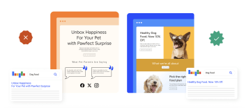 A screenshot of Unbounce ppc landing page design