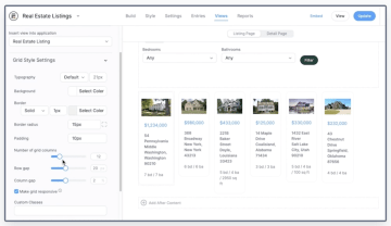 Formidable Forms displays submitted data (such as live property listings) on WordPress site.