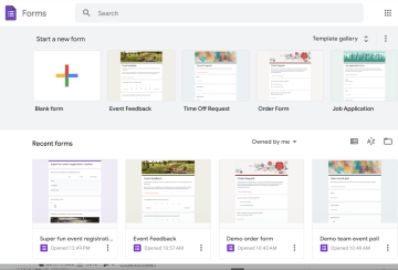 Google Forms: form builders comparison
