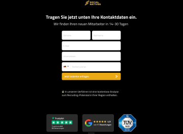 SocialNatives recruiting funnel example