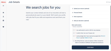 The Adecco Group recruiting funnel example