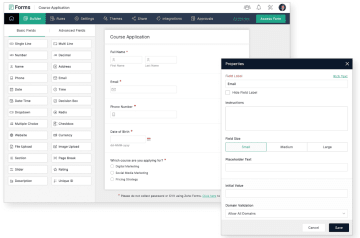 Zoho Forms as Cognito Forms alternative
