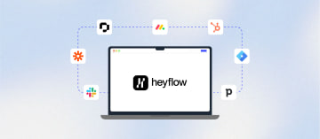 Heyflow integrations with Slack, Pipedrive and many other tools.