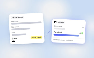 Landing page losing paid-traffic visitors before they convert