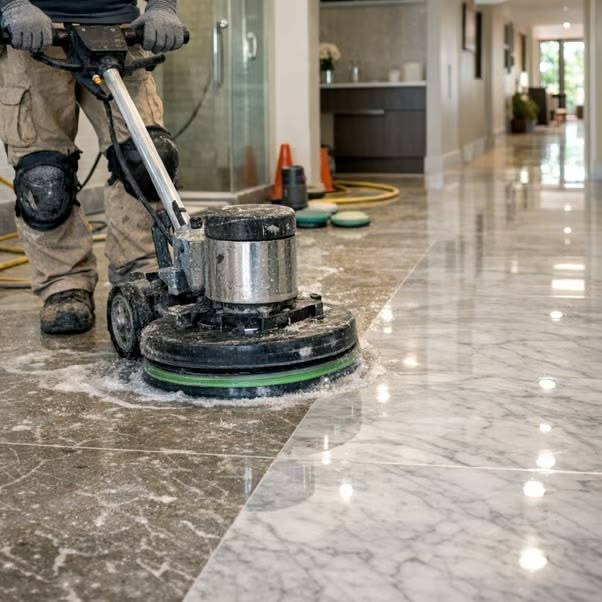 Diamond Pad Marble, Granite & Terrazzo Floor Crystallization