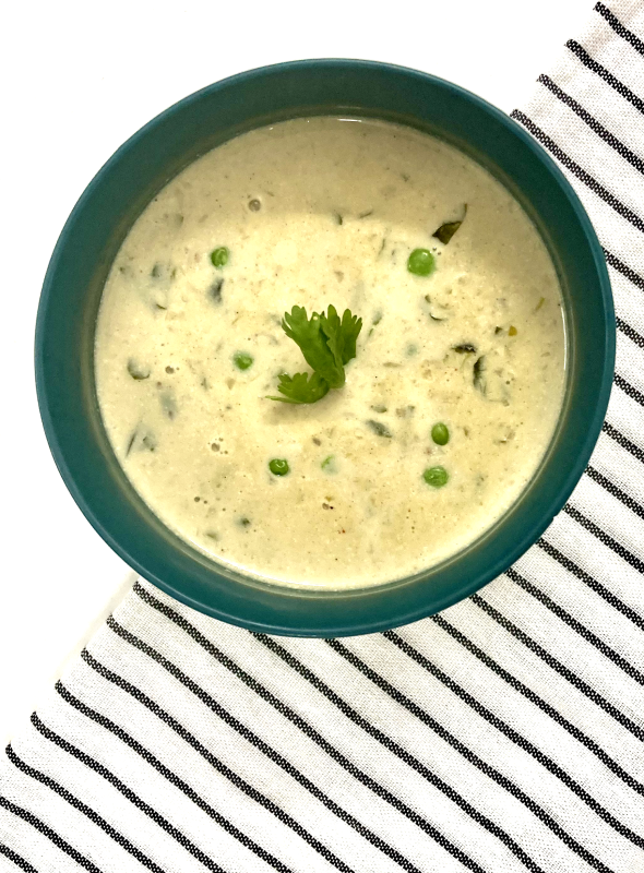 Methi Matar Malai is a rich North Indian curry. A delicious mix of slightly bitter methi (fenugreek) leaves, the mild sweetness of matar (green peas) and the decadence of malai (cream). This is not a meal for the faint-hearted.