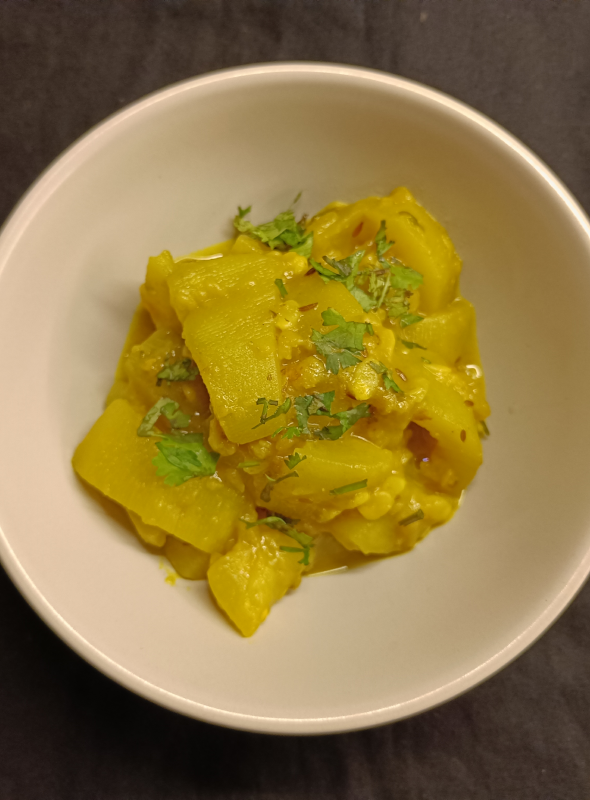 This simple lauki sabzi recipe is made with ginger, chillies, and minimal spices. Pair with roti or makes a perfect side for your dal-rice