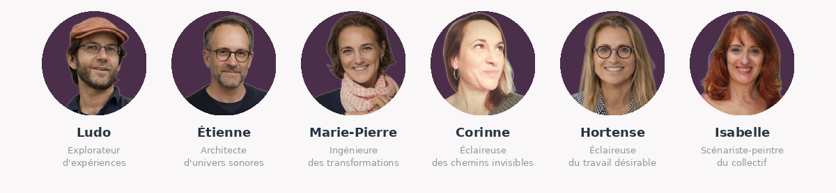 Le collectif ADNV — 6 métiers, 1 rendez-vous